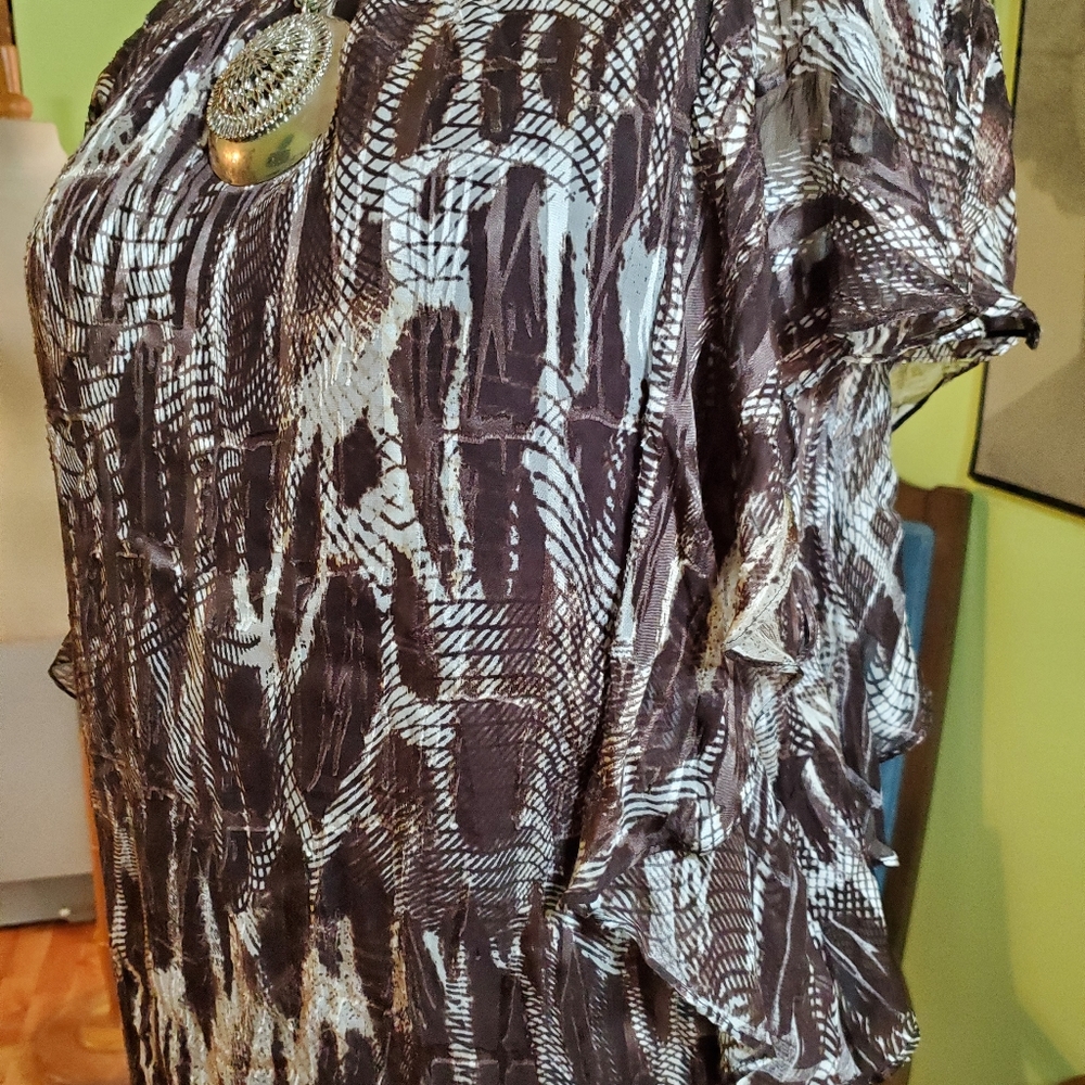 ⚡️Fun and Flirty Jones New York Silk Dress - Picture 3 of 4